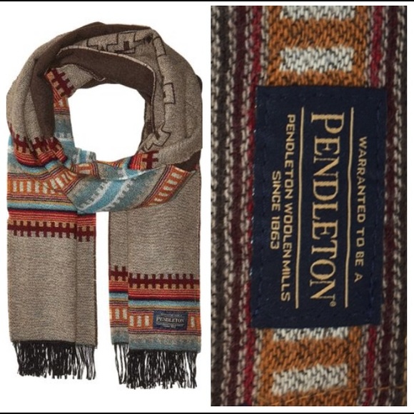 Pendleton Other - Pendleton Woolen American West Scarf Wool Skull